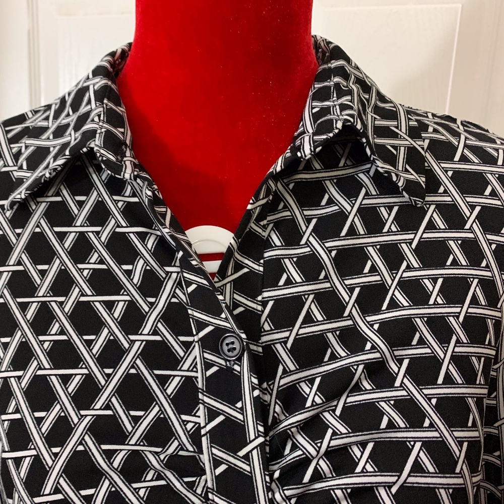 LAUNDRY BY SHELLI SEGAL 3/4 SLEEVE PRINT DRESS - Picture 5 of 8